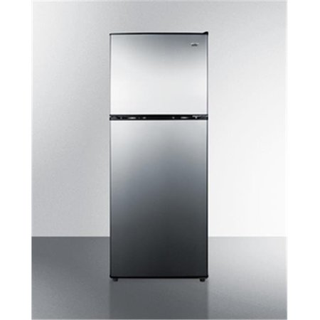 SUMMIT APPLIANCE Summit Appliance CP972SS 22 in. Freestanding Top Freezer Refrigerator; Black CP972SS